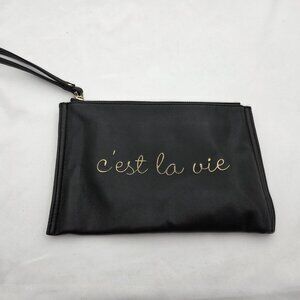 Deux Lux "C'est La Vie" Faux Leather Travel Wristlet